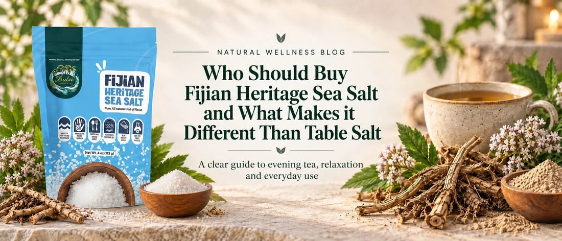 Who Should Buy Fijian Heritage Sea Salt and What Makes it Different Than Table Salt