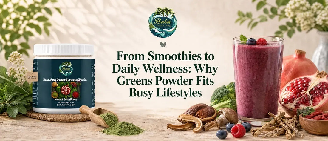 From Smoothies to Daily Wellness: Why Greens Powder Fits Busy Lifestyles
