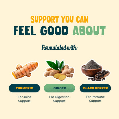 Bula Natural Living Turmeric Ginger Pepper Blend – 60 Gummies
