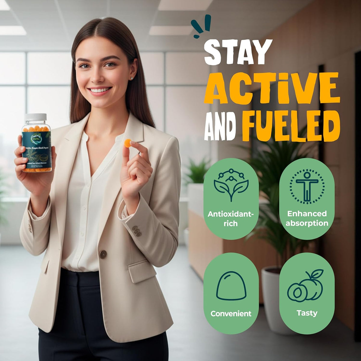 Bula Natural Living Turmeric Ginger Pepper Blend – 60 Gummies