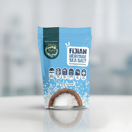 Bula Natural Living Fijian Heritage Sea Salt – 8oz/226g