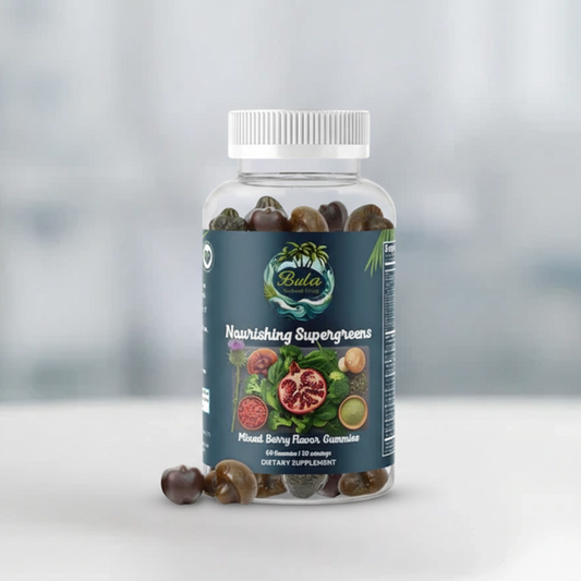 Bula Natural Living Nourishing Supergreens Gummies – 60 Gummies