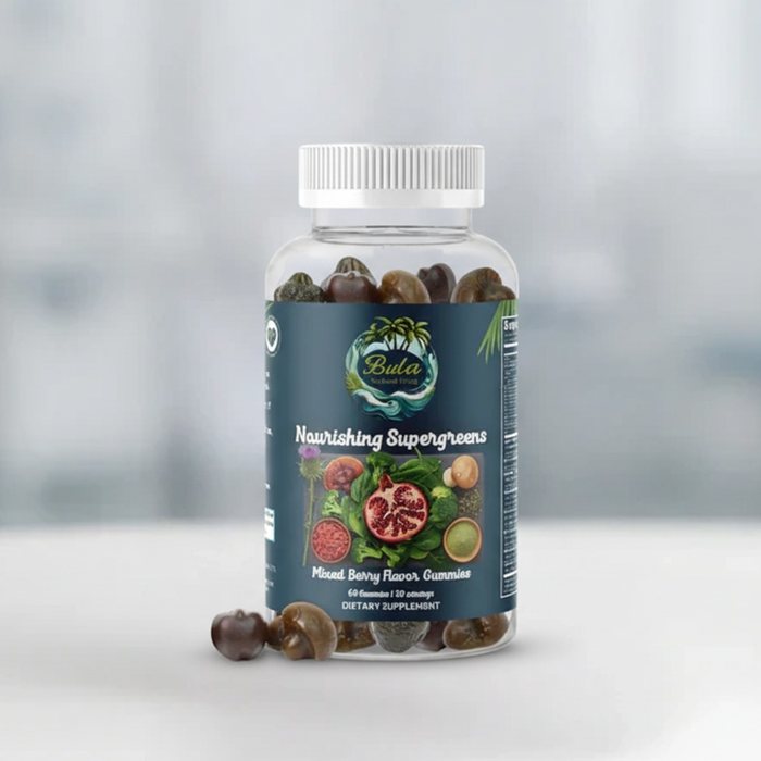 Bula Natural Living Nourishing Supergreens Gummies – 60 Gummies