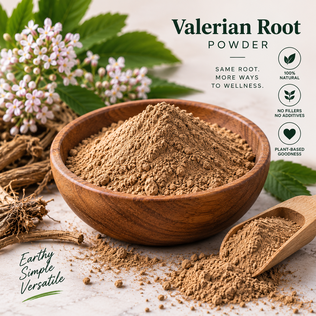 Bula Natural Living Natural Valerian Root Powder
