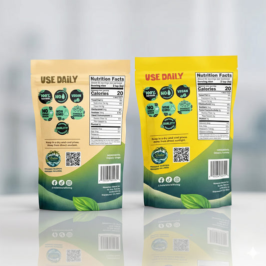 Daily Wellness Duo | Fijian Ginger Powder + Fijian Turmeric Powder