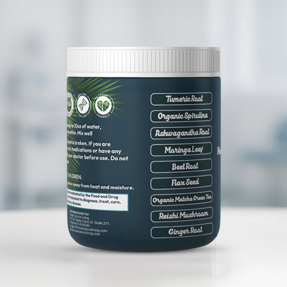 Bula Natural Living Nourishing Greens Superfood Powder – 213g (30 Servings)