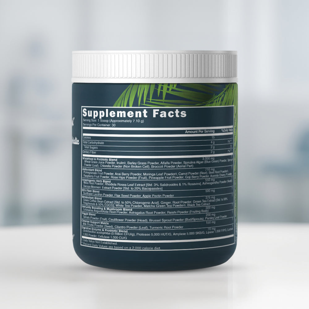 Bula Natural Living Nourishing Greens Superfood Powder – 213g (30 Servings)