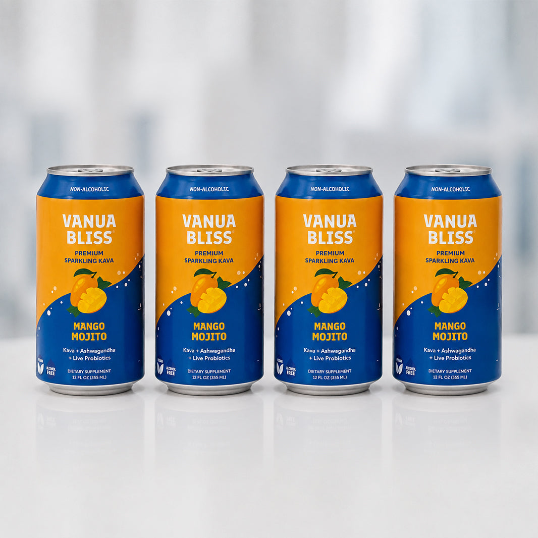 Vanua Bliss Kava Soda – Non-Alcoholic Plant-Based Drink for Relaxation, Mood & Gut Health