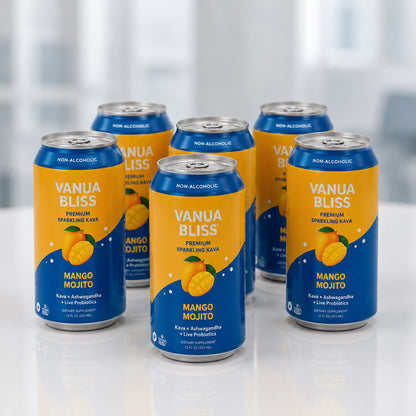 Vanua Bliss Kava Soda – Non-Alcoholic Plant-Based Drink for Relaxation, Mood & Gut Health