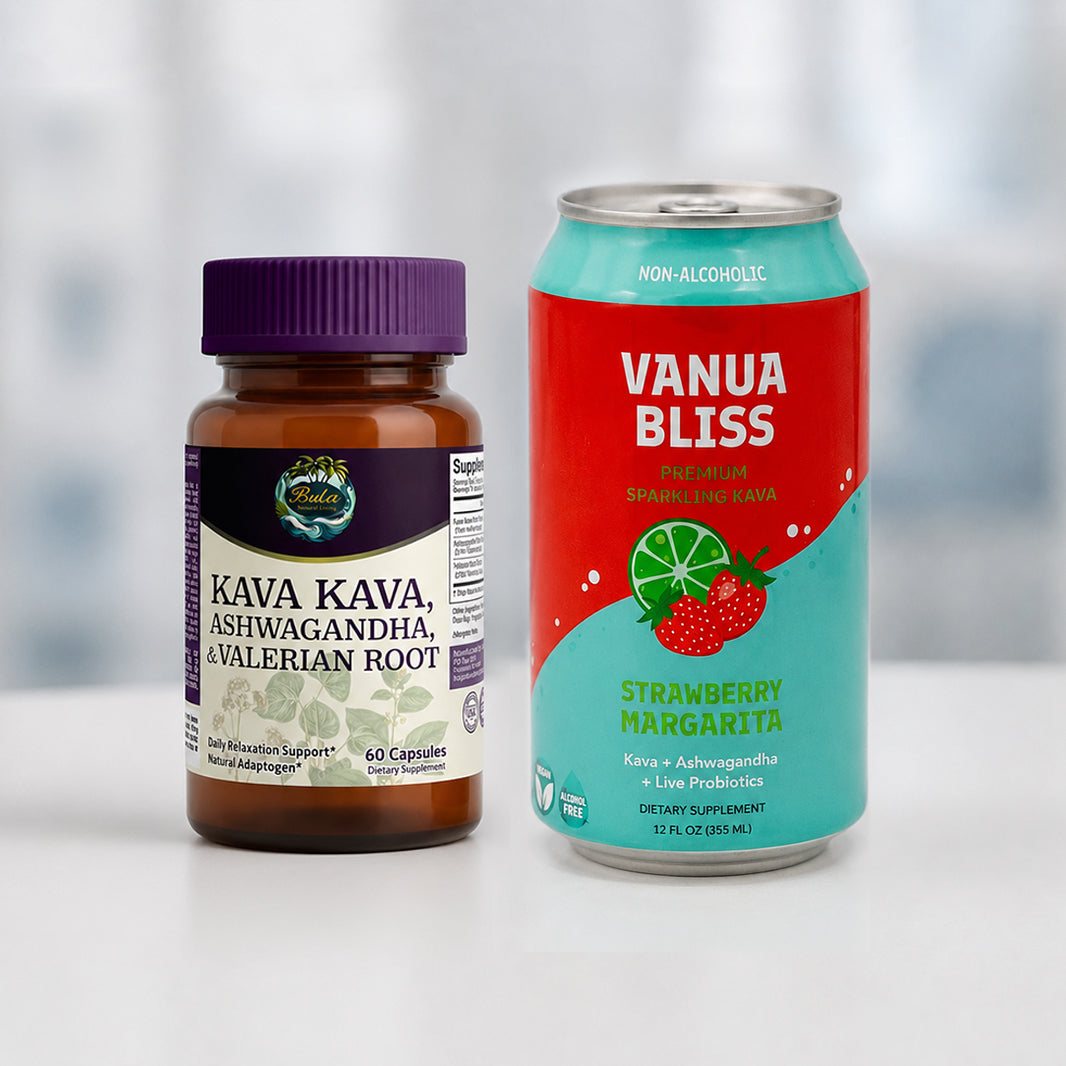 Kava Ashwagandha Valerian Product Bundle