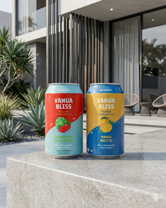 Vanua Bliss Kava Soda – Non-Alcoholic Kava Drink 750mg